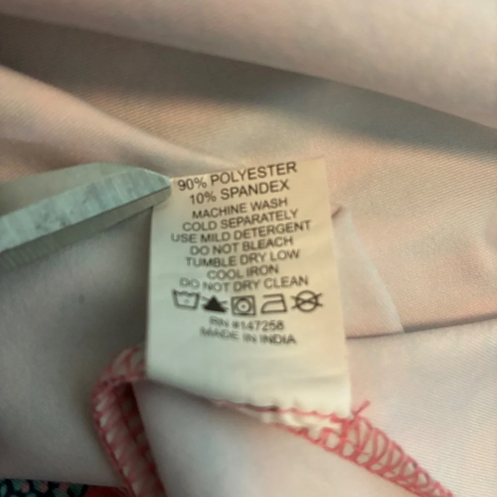 Simply Southern Seahorse Coral Skort Pink Blue Nautical Athletic Skirt Small